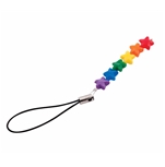 Rainbow Beads Phone Strap